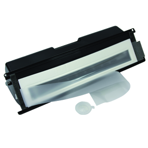 Enlarged Tonerhopper for use in HP™ LJ 2300 with Clear Seal - black - empty recommended filling weight = 550 g 